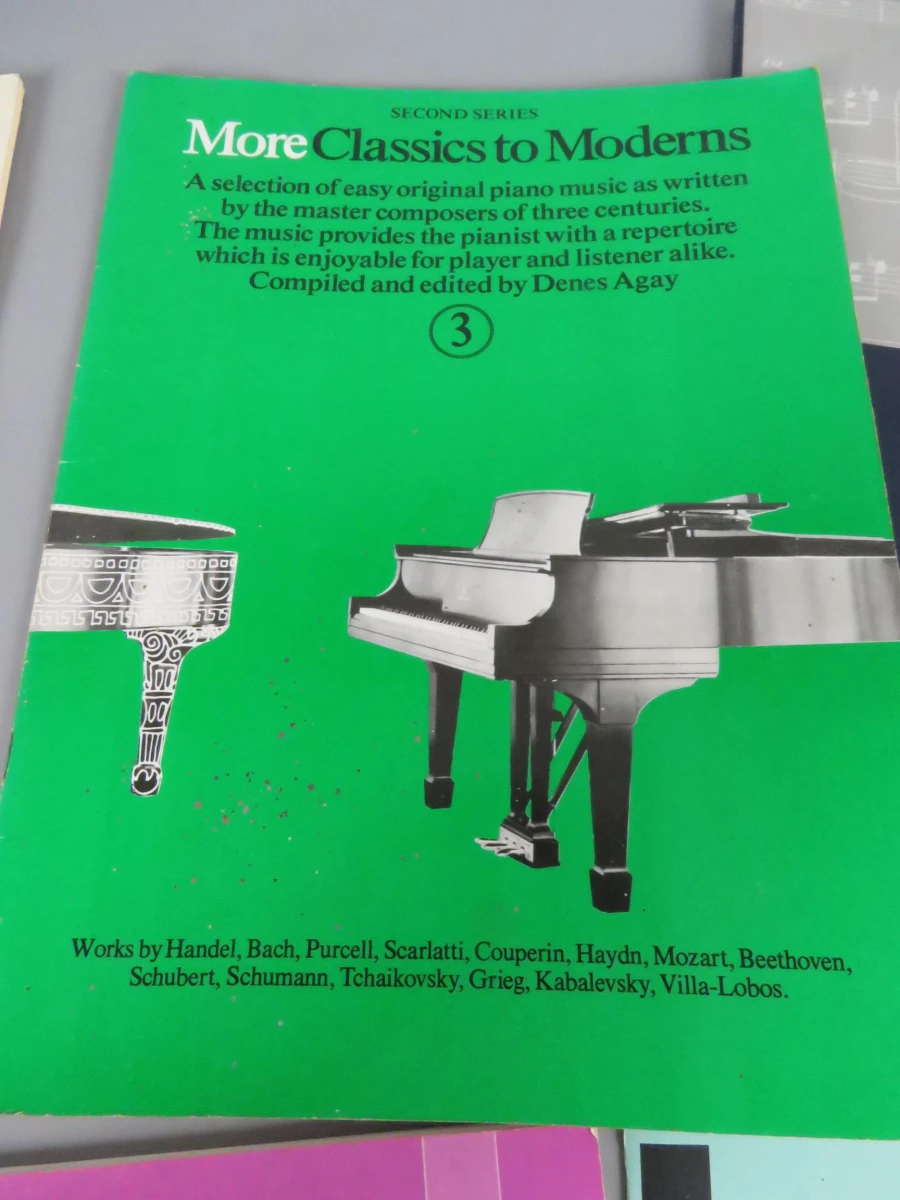 Piano muziekboeken