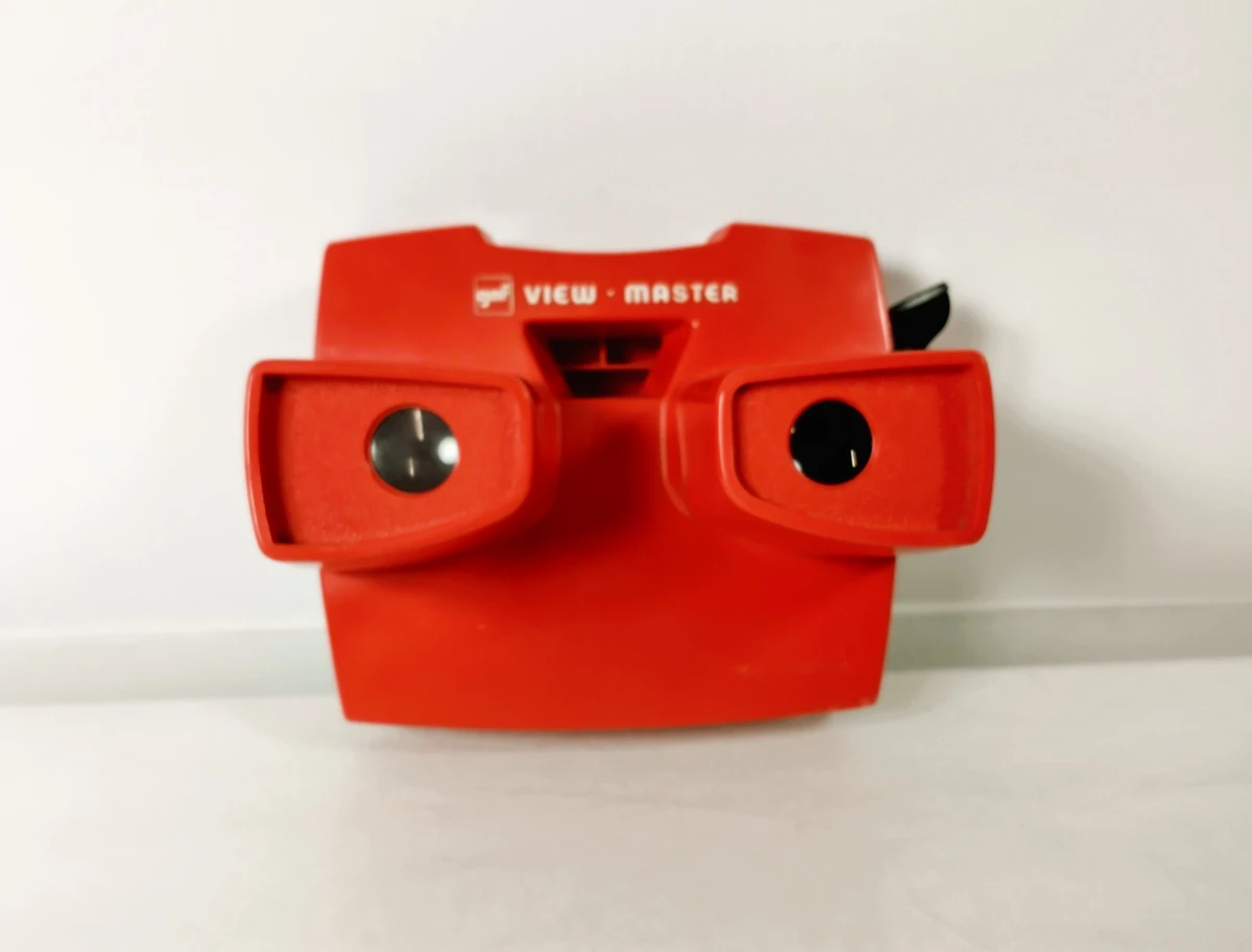 Lot van 2 vintage View-Master stereokijkers met diareeksjes, Sawyer's en GAF, jaren 1960–1980 - foto 4