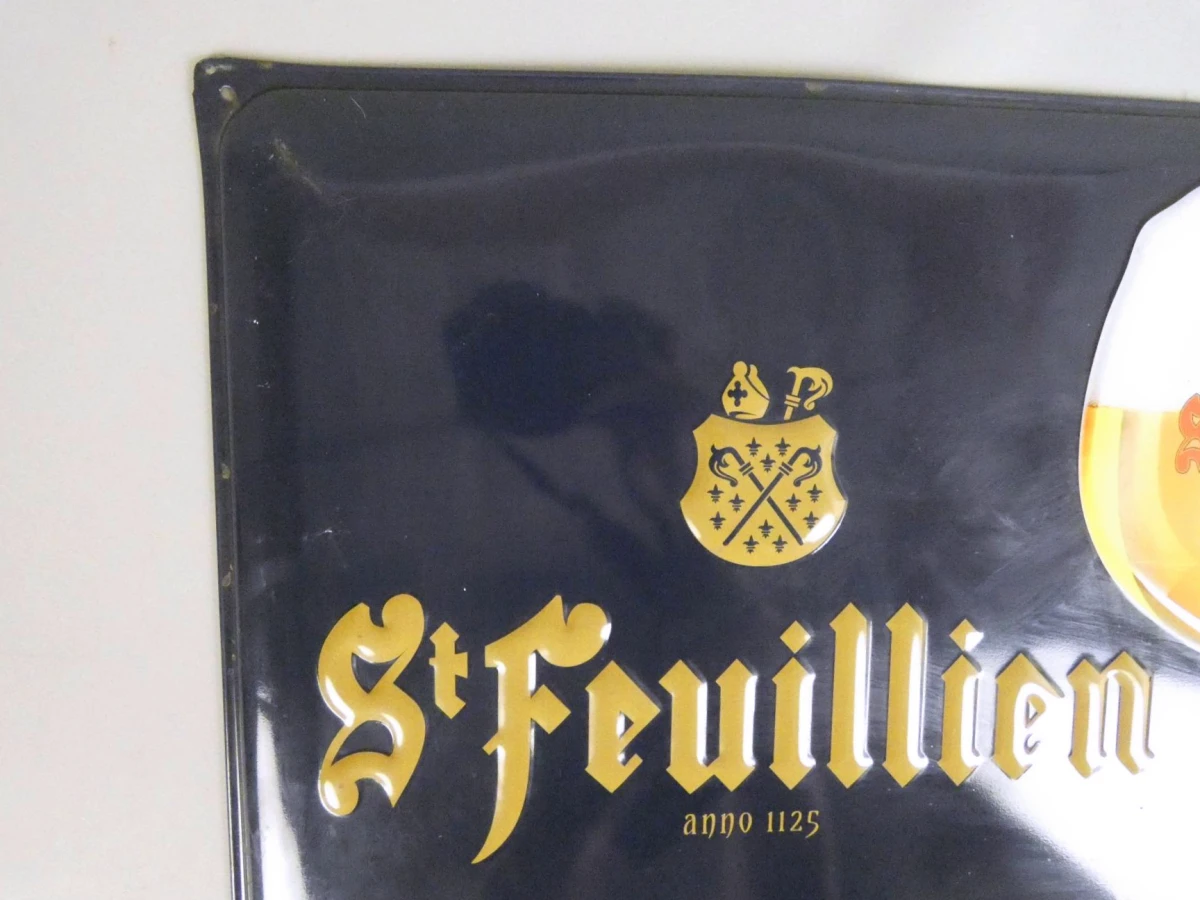 St. Feuillien Blikken Reclamebord / Wandbord