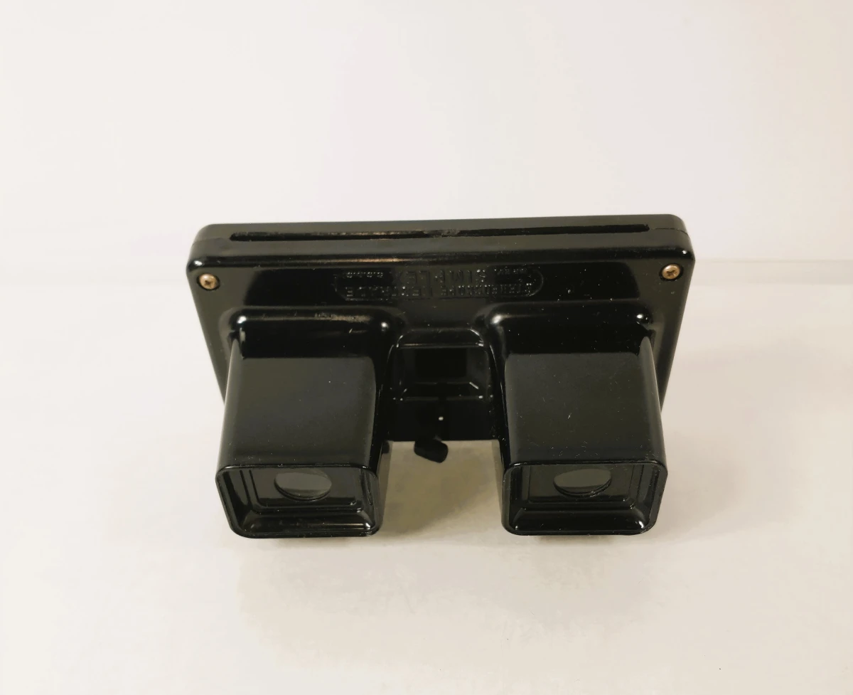 Lestrade stereoscoop met 7 stereodia's en originele doos, Frankrijk, jaren 1960–1970