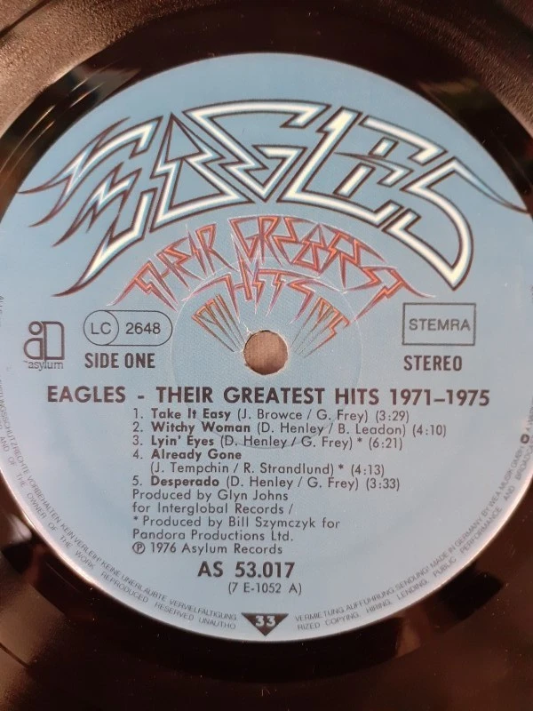 Vinyl: Eagles - Their Greatest Hits 1971-1975 - foto 3