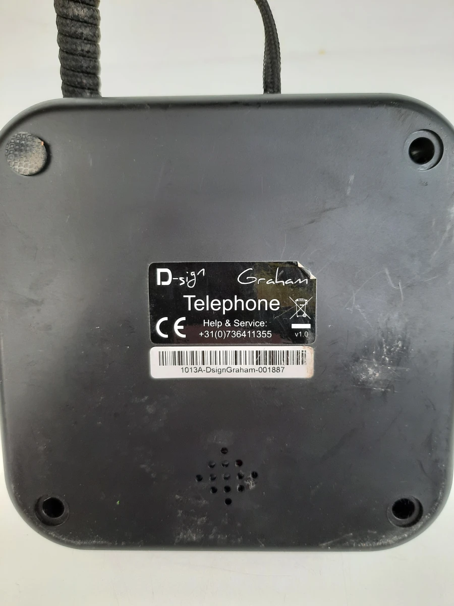 Retro Vaste Telefoon – Profoon D-sign Graham (Zwart) - foto 5