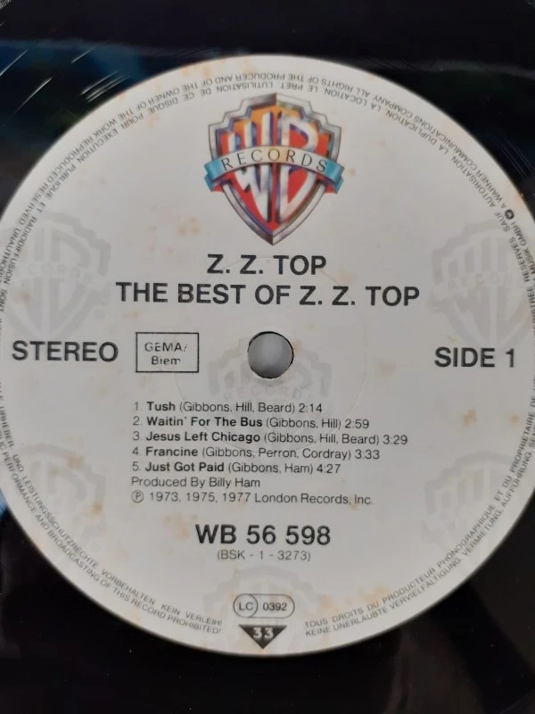 Vinyl: The best of ZZ Top - foto 3