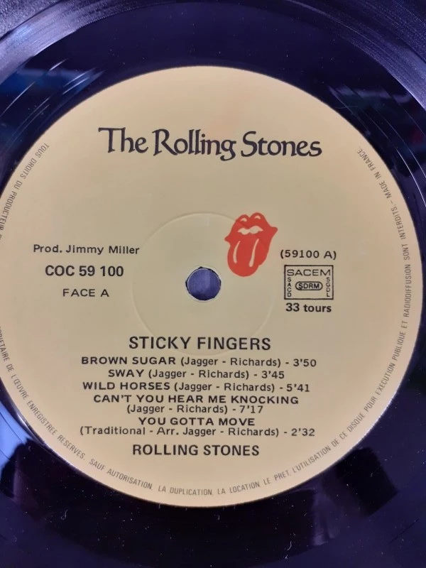 Vinyl: The Rolling Stones - Sticky Fingers - foto 3
