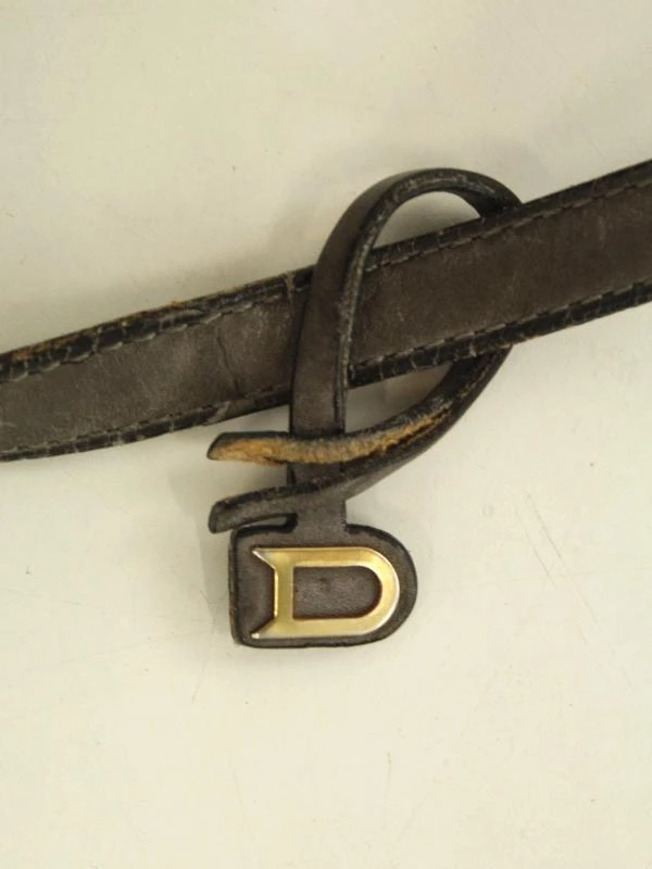 Delvaux - vintage Gué schoudertas uit grijze suède -1980