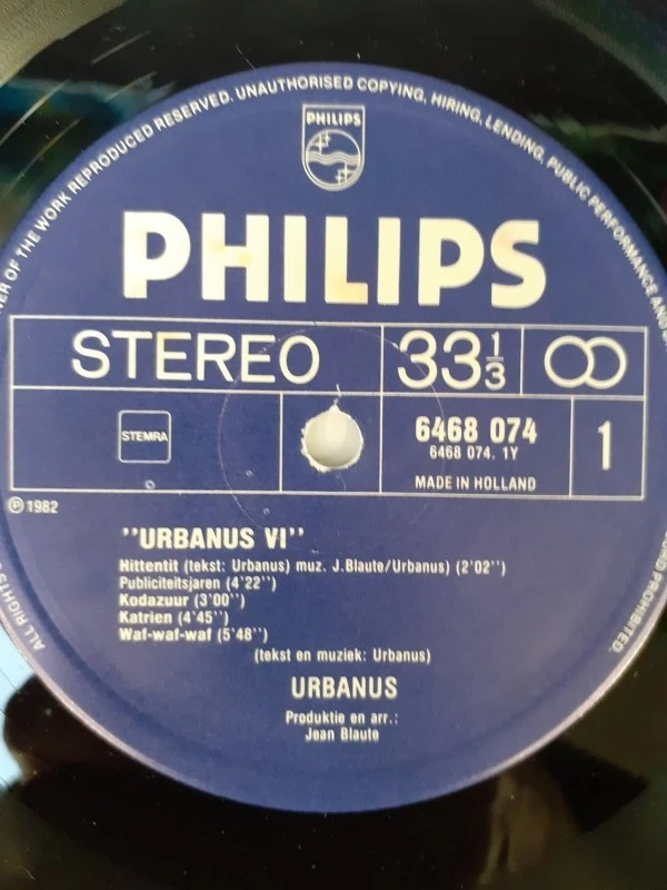 Vinyl: Lot van 5 Urbanus albums - foto 12