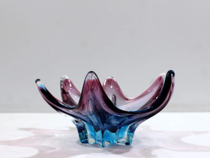 Vintage sierschaal in Murano-stijl – ca. 1960-1980
