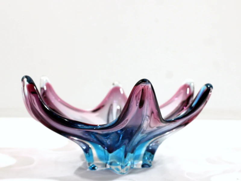 Vintage sierschaal in Murano-stijl – ca. 1960-1980