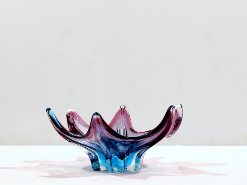 Vintage sierschaal in Murano-stijl – ca. 1960-1980