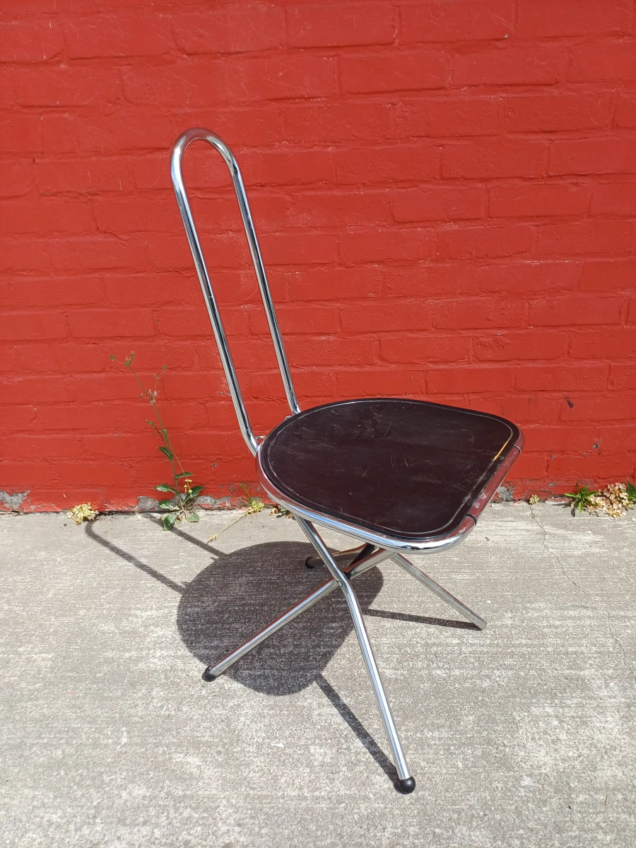 Set van 4 vintage IKEA Isak Folding Chair klapstoelen