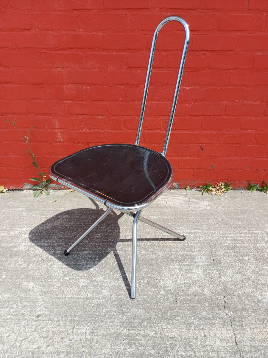 Set van 4 vintage IKEA Isak Folding Chair klapstoelen