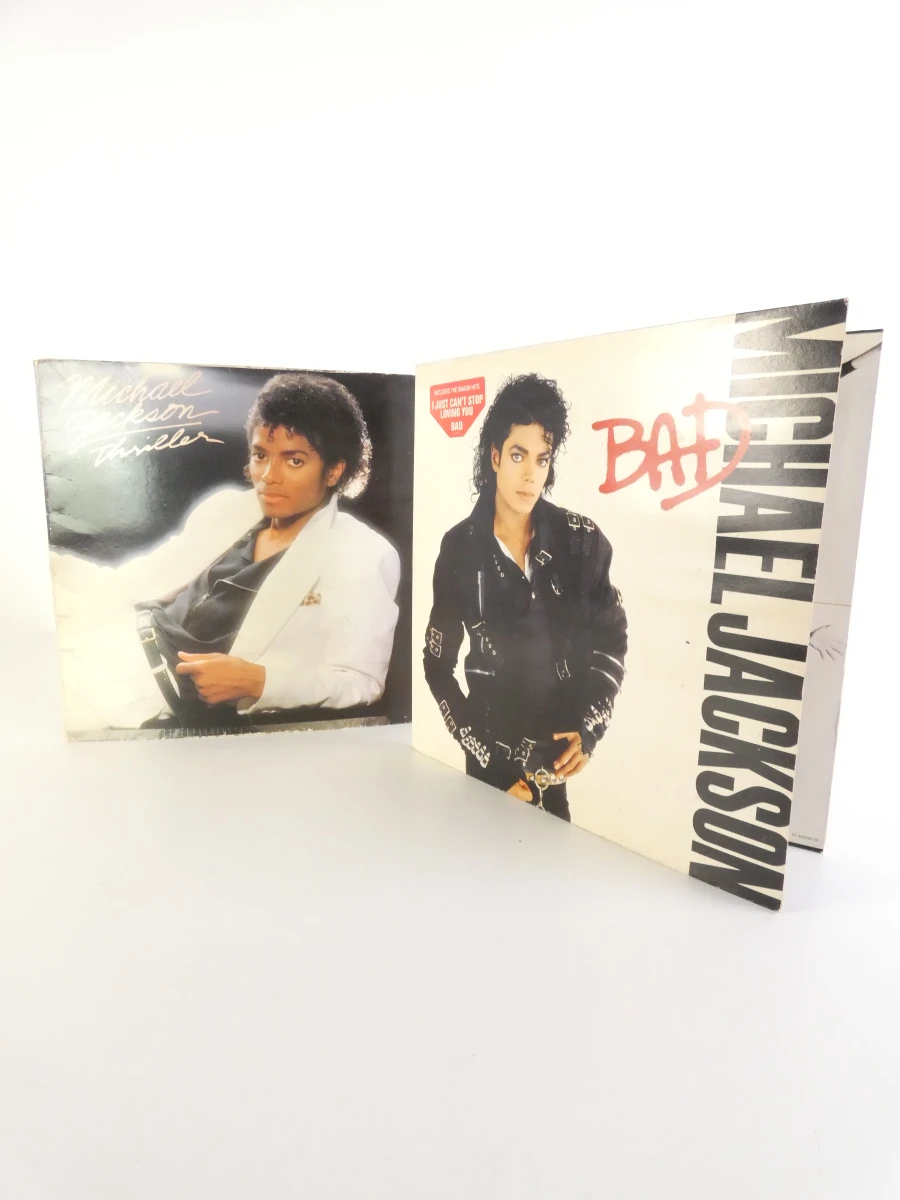 Michael Jackson vinylplaten Thriller & Bad set