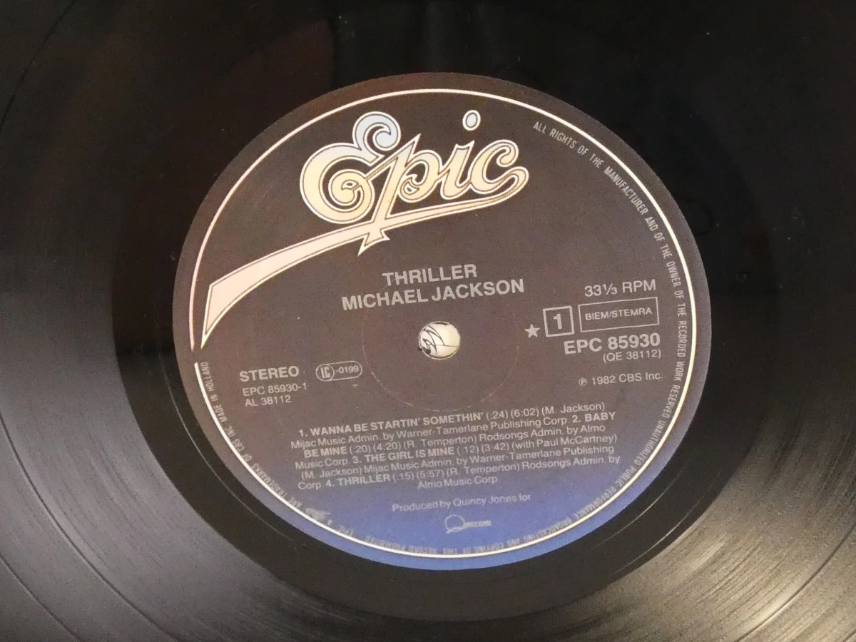 Michael Jackson vinylplaten Thriller & Bad set