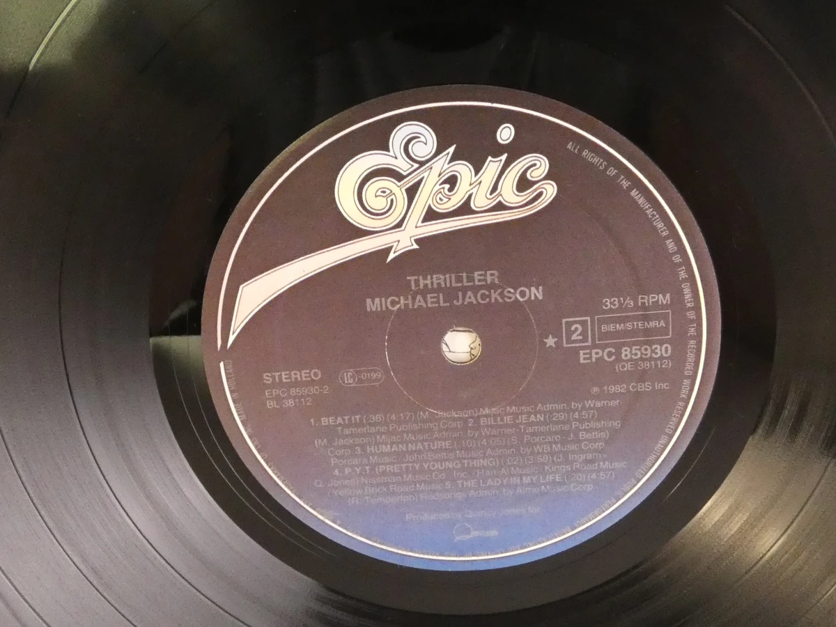 Michael Jackson vinylplaten Thriller & Bad set