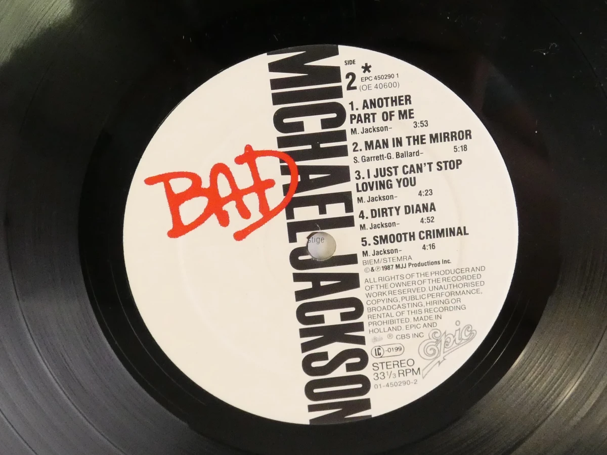 Michael Jackson vinylplaten Thriller & Bad set