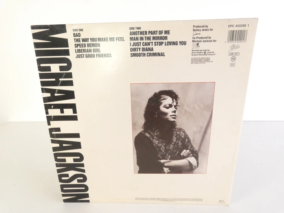 Michael Jackson vinylplaten Thriller & Bad set