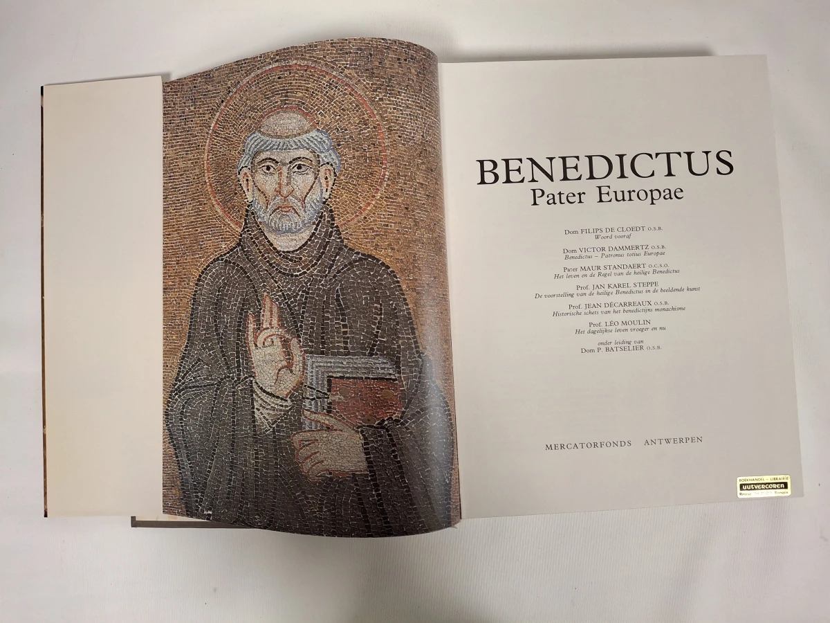 Set van 2 kunstboeken over Benedictus en Franciscus