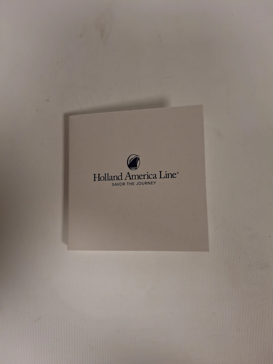 Set van 10 Holland America Line onderzetters met certificaat