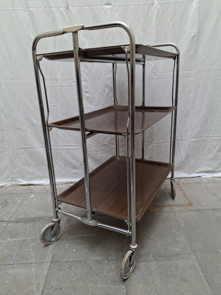 Vintage serveerwagen Dinett