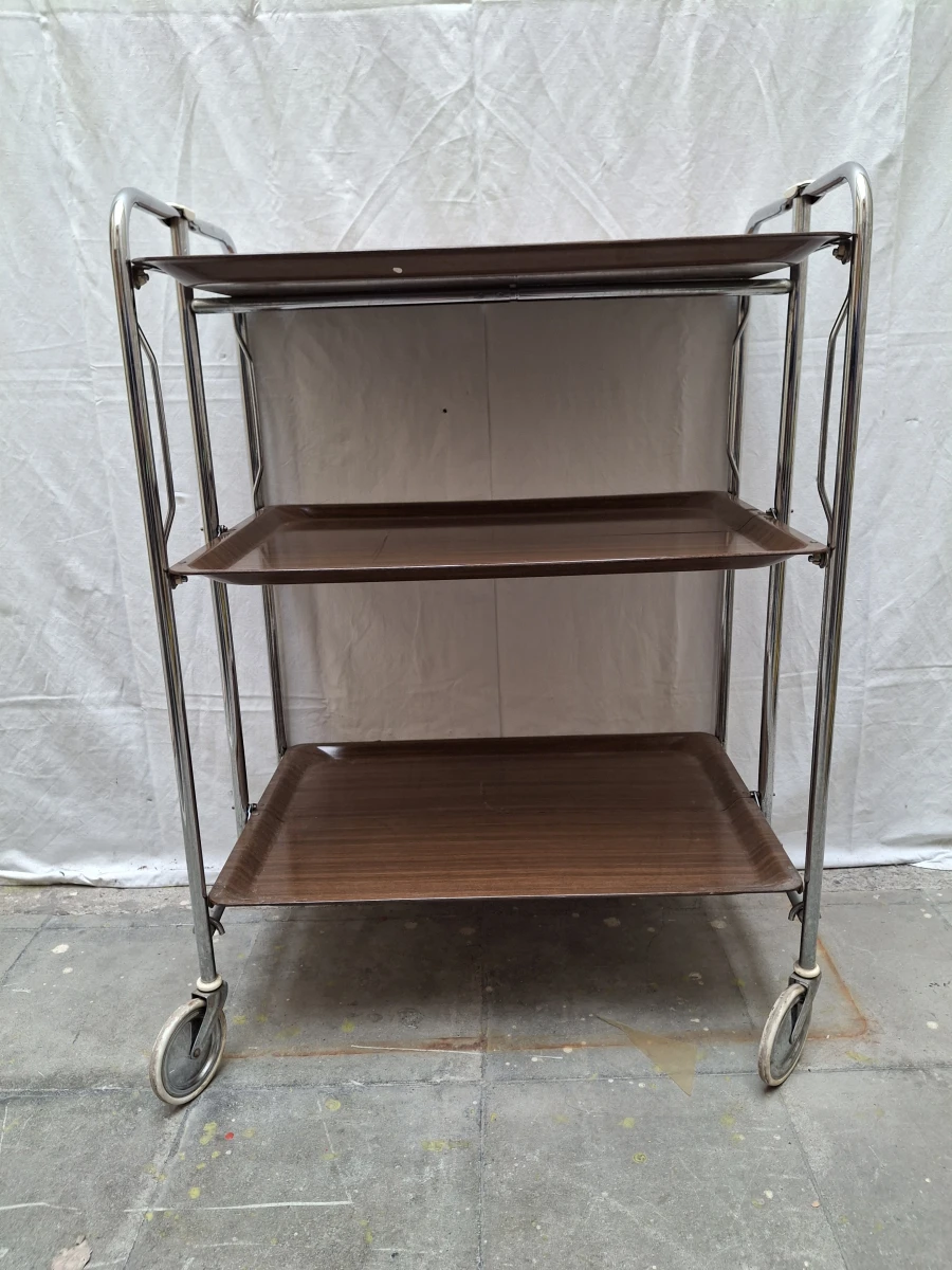 Vintage serveerwagen Dinett