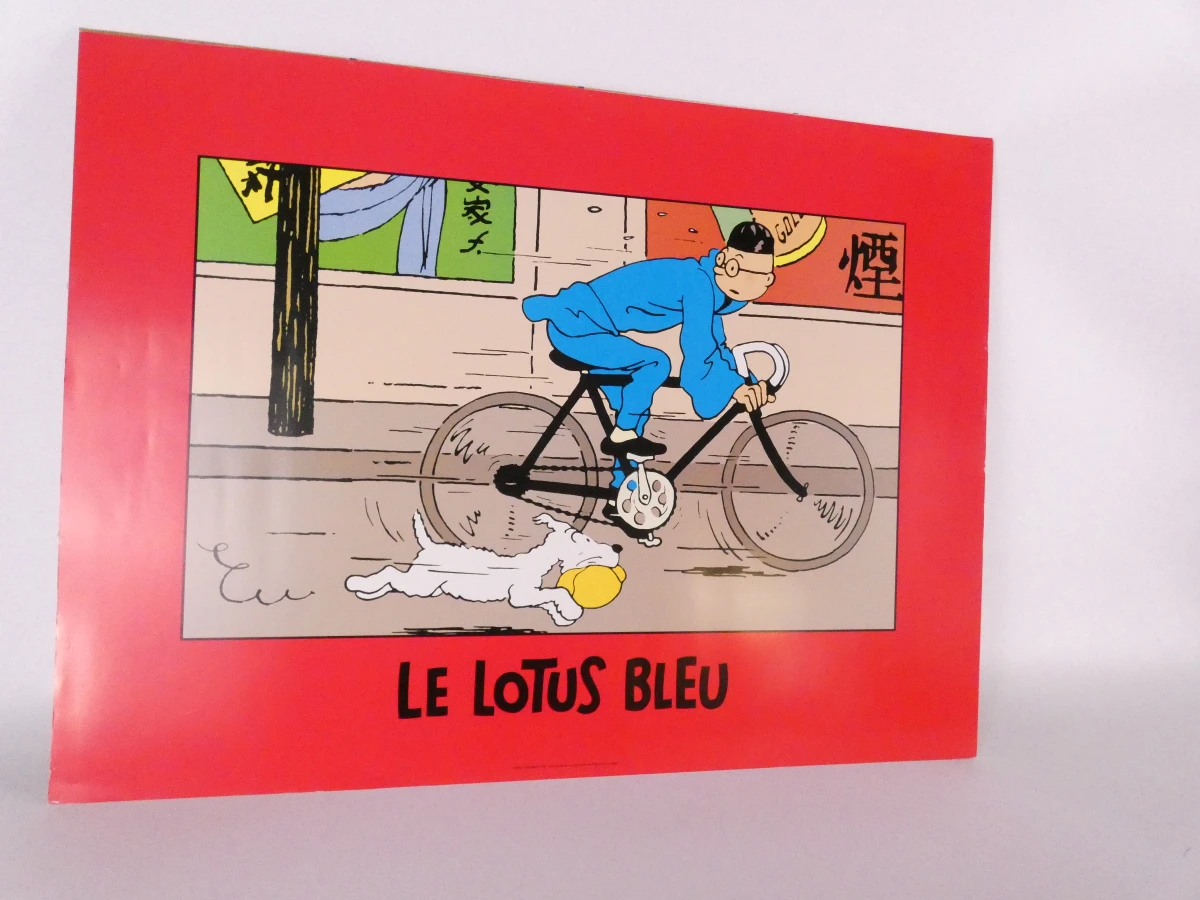 Kunststof dienblad en kwaliteitsprint met Kuifje-motief