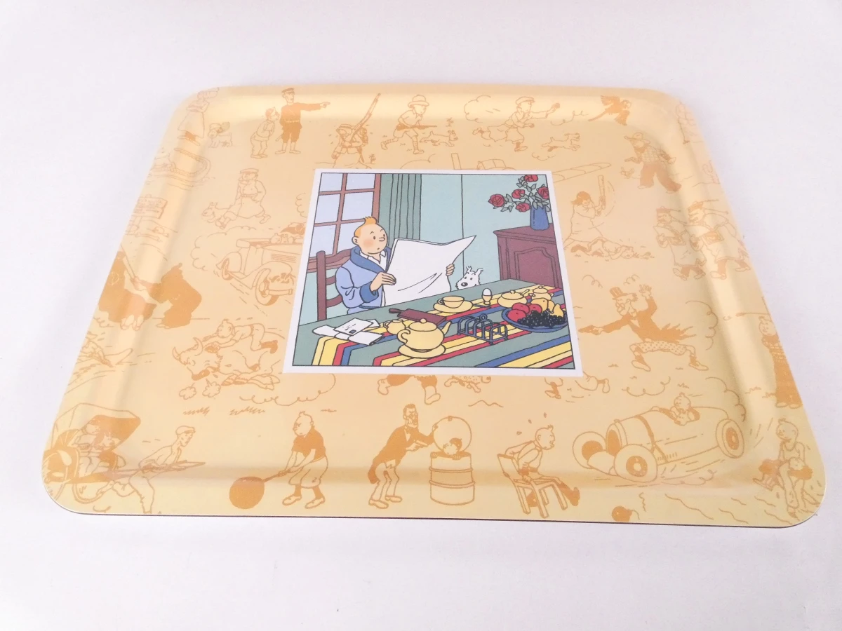 Kunststof dienblad en kwaliteitsprint met Kuifje-motief