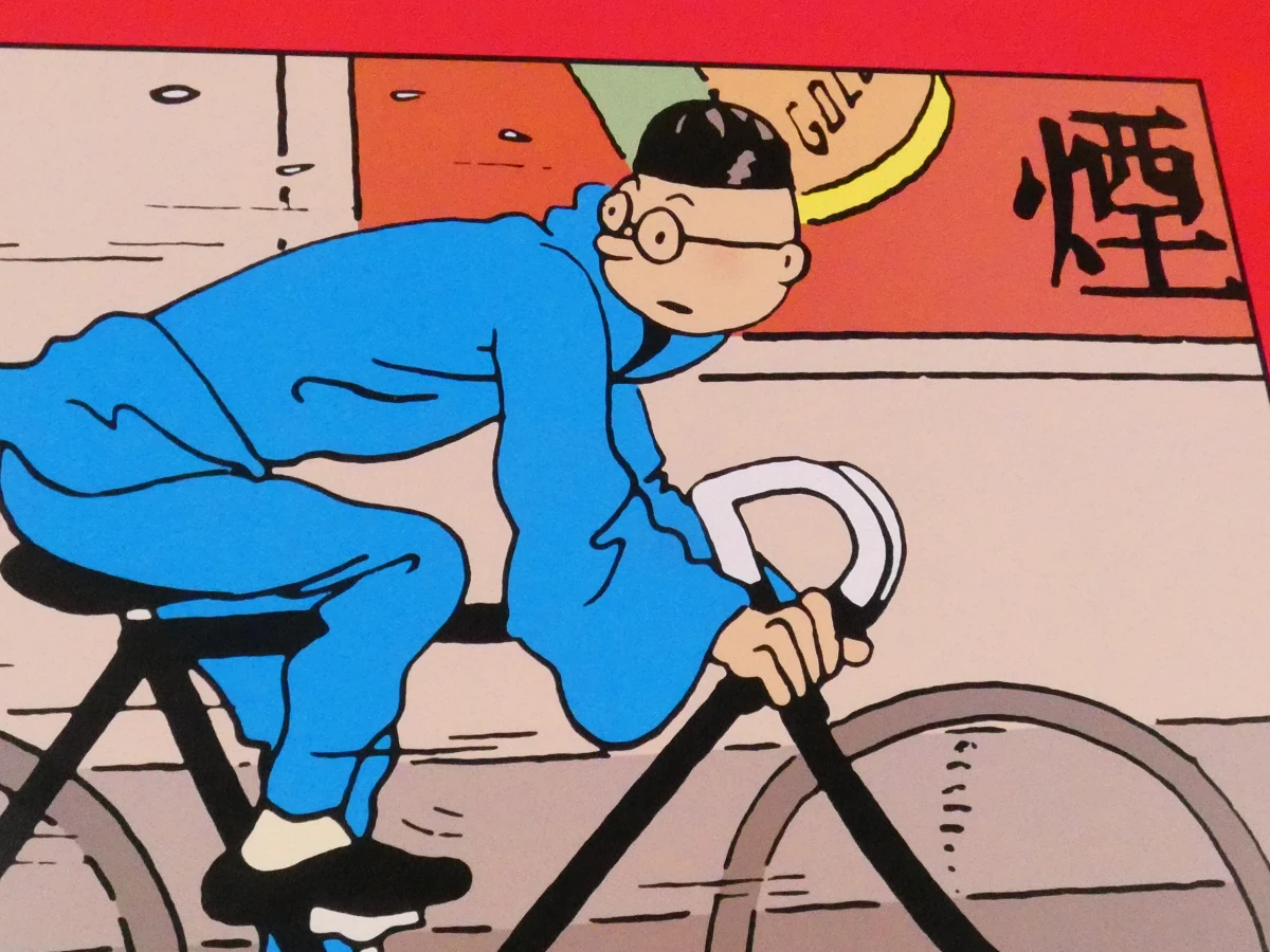 Kunststof dienblad en kwaliteitsprint met Kuifje-motief