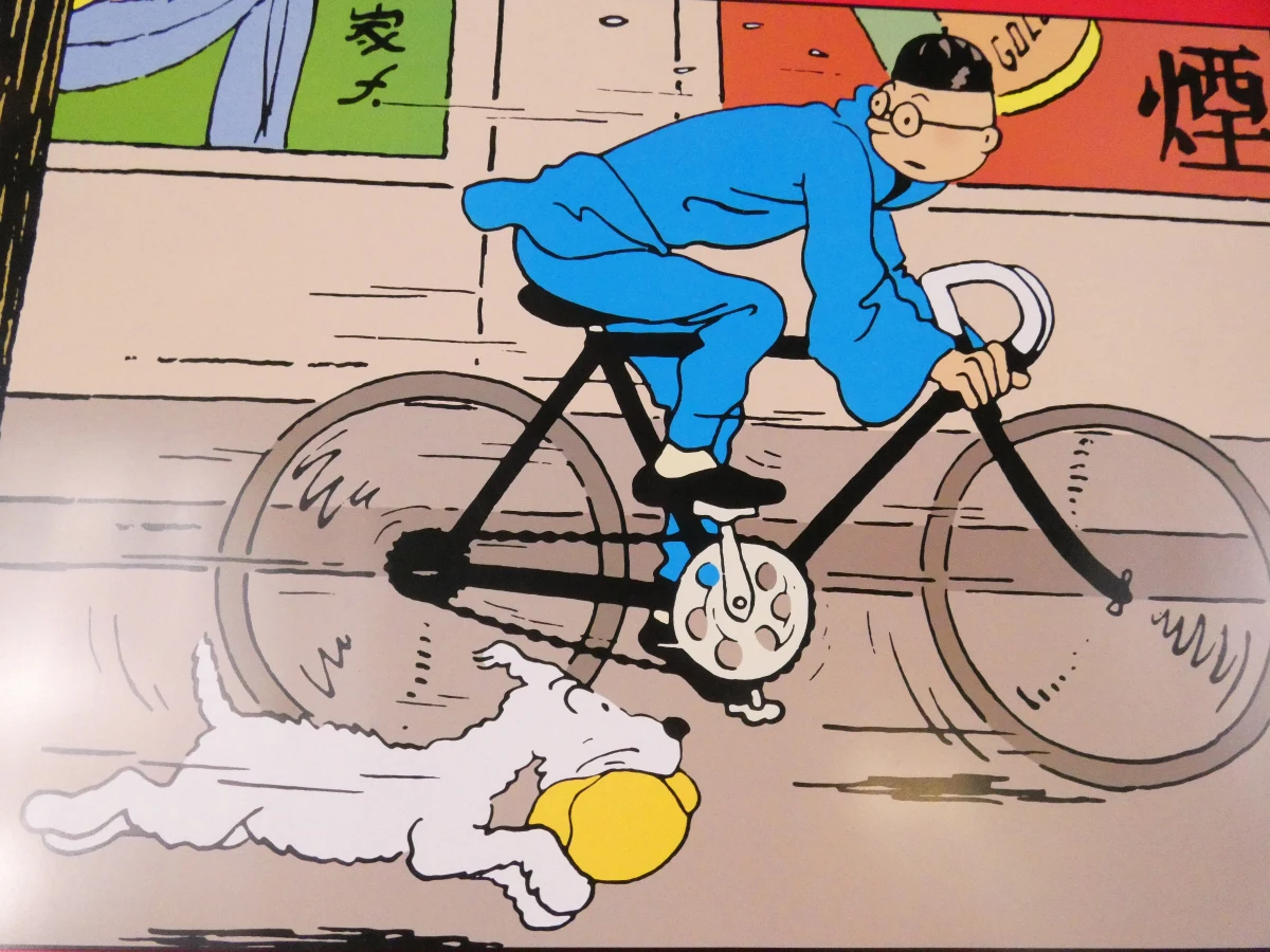 Kunststof dienblad en kwaliteitsprint met Kuifje-motief