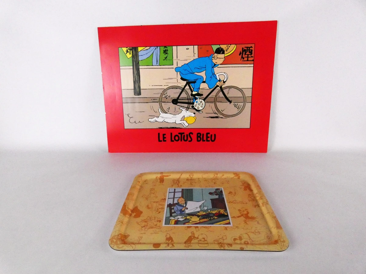 Kunststof dienblad en kwaliteitsprint met Kuifje-motief