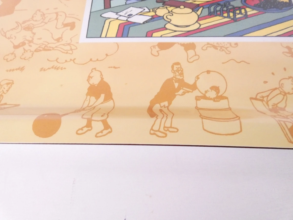 Kunststof dienblad en kwaliteitsprint met Kuifje-motief