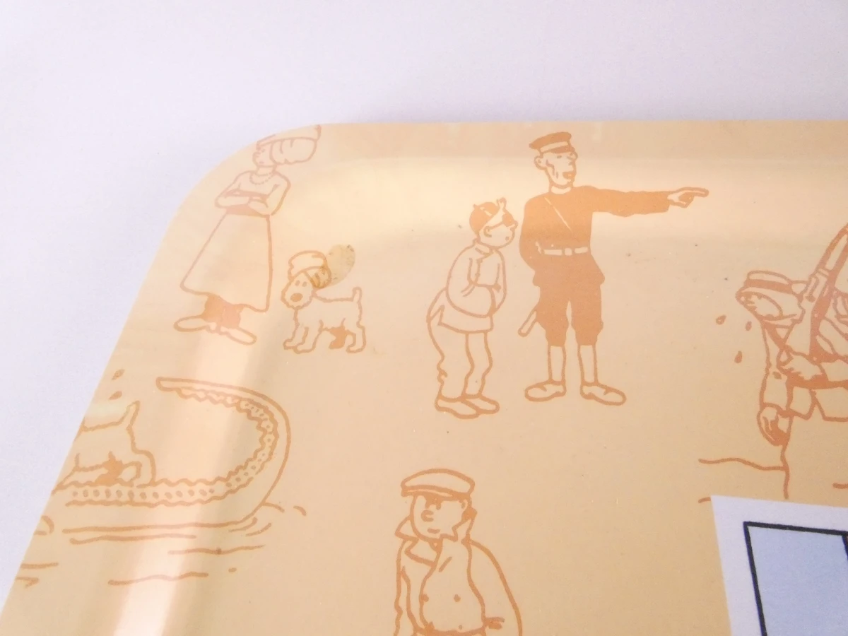 Kunststof dienblad en kwaliteitsprint met Kuifje-motief