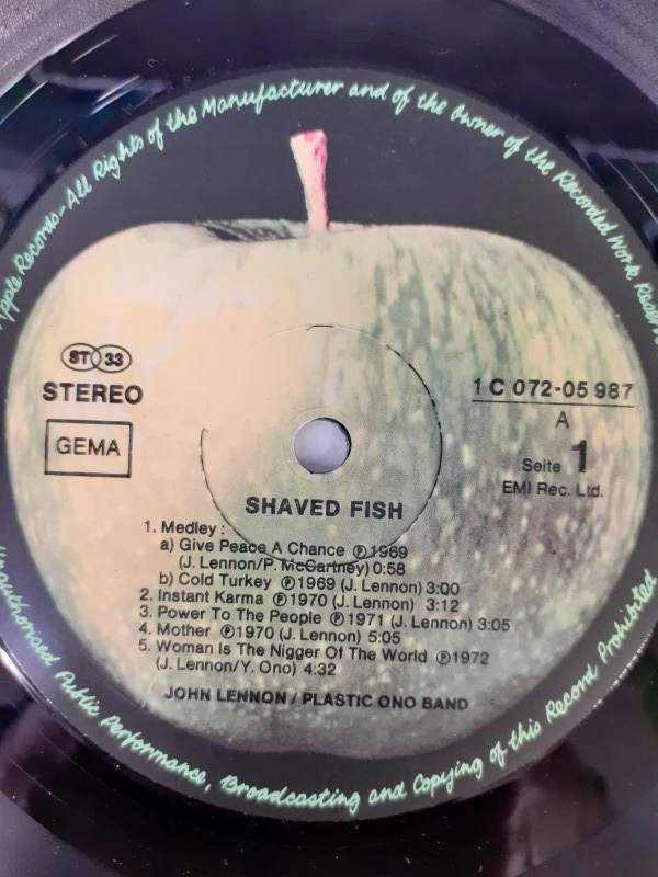 Vinyl: Lennon - Shaved Fish - foto 3
