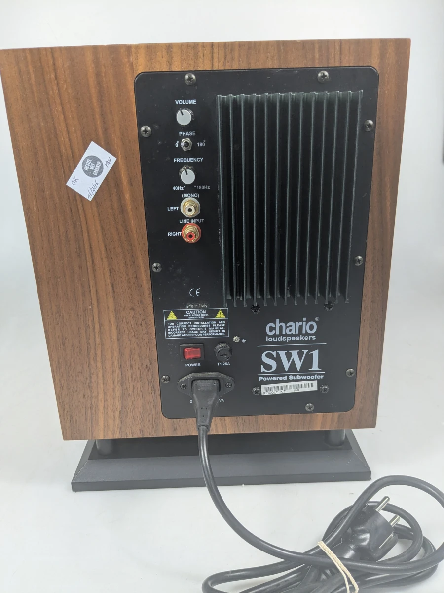 Set van 5 Chario luidsprekers met subwoofer