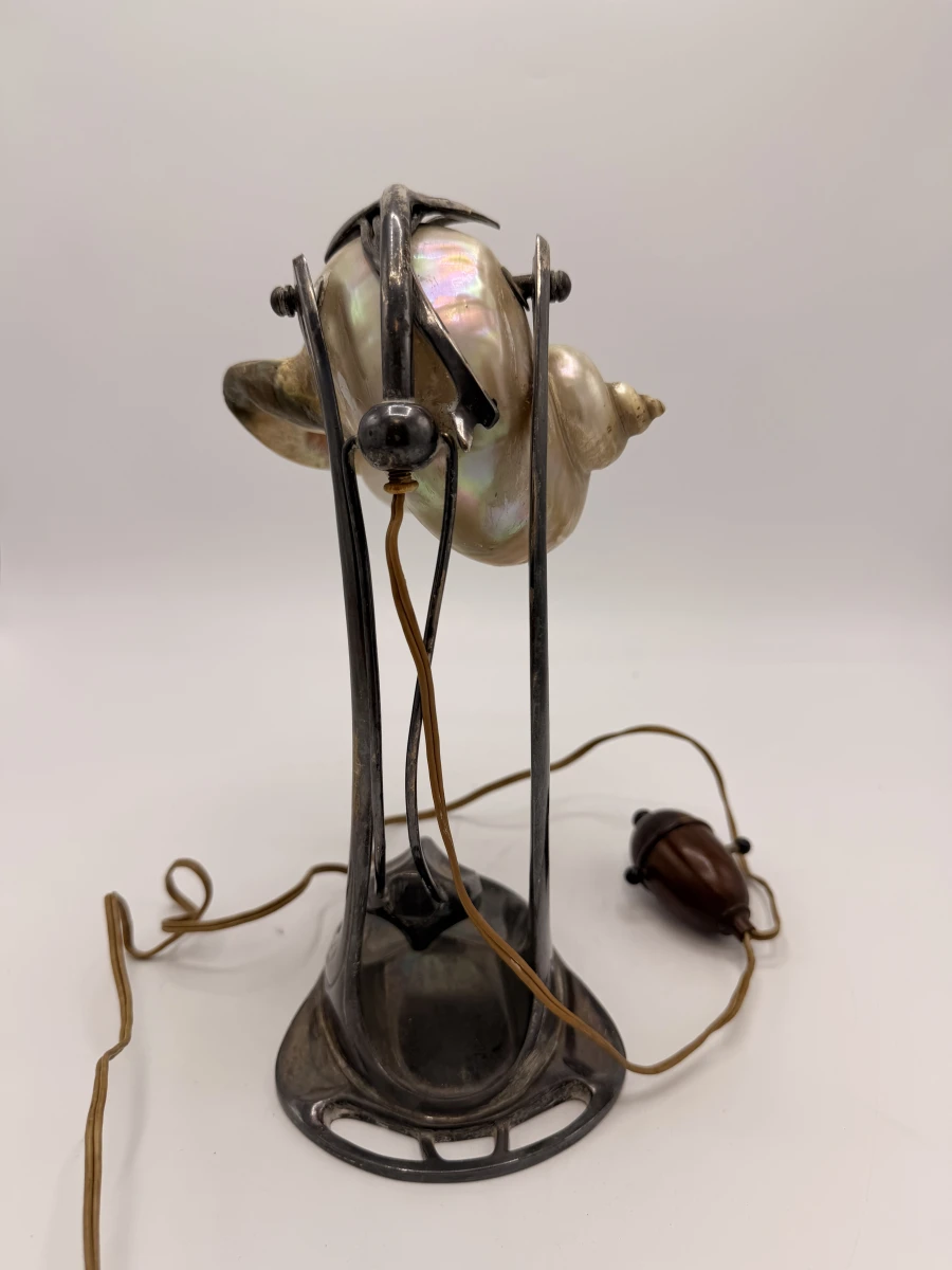 Jugendstil Shell Desklamp, Moritz Hacker