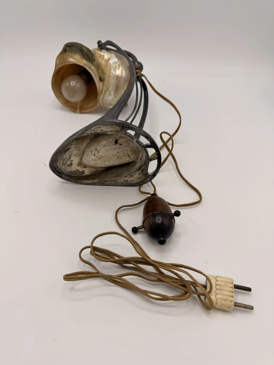 Jugendstil Shell Desklamp, Moritz Hacker