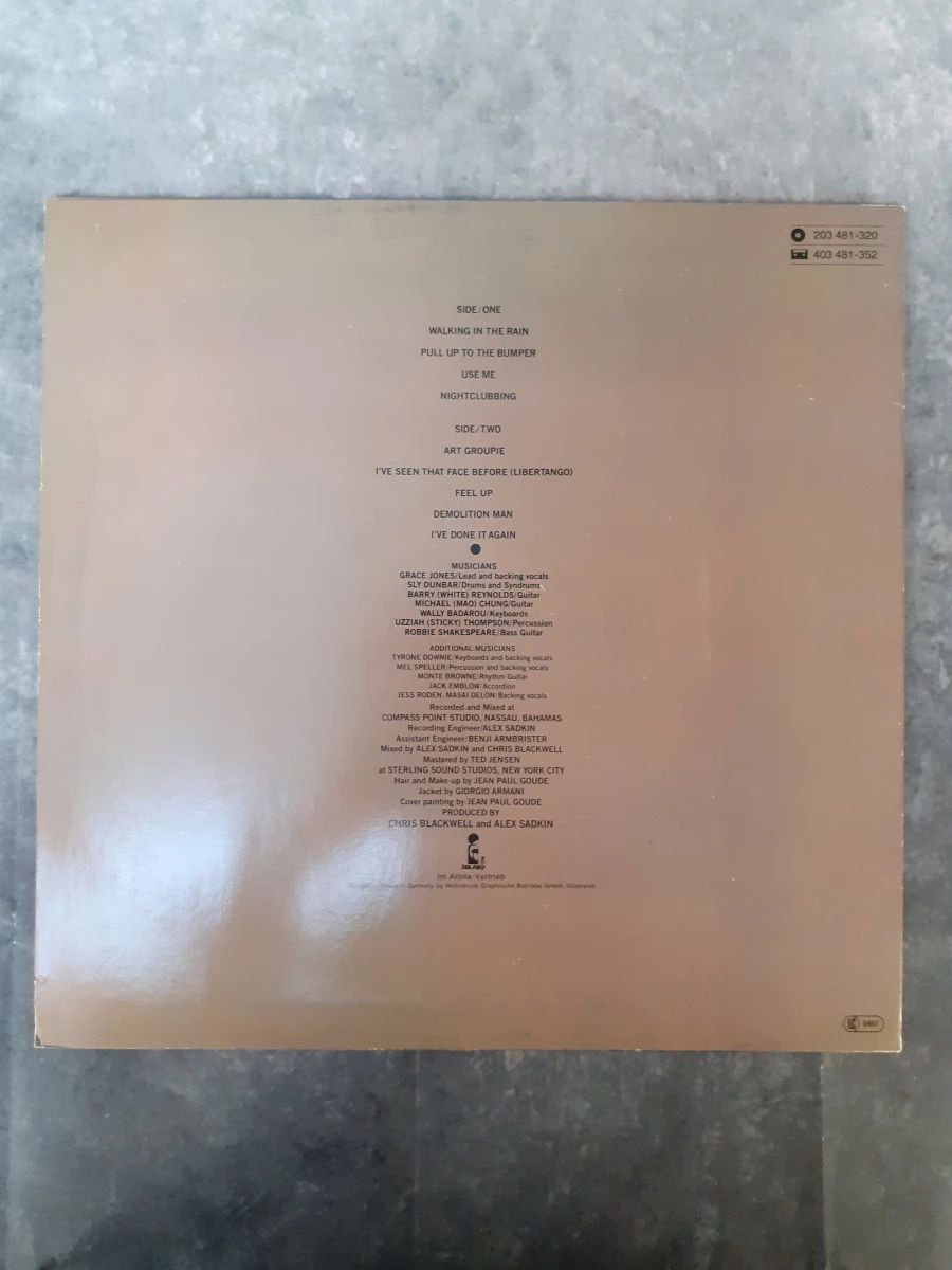 Vinyl: Grace Jones - Nightclubbing - foto 2