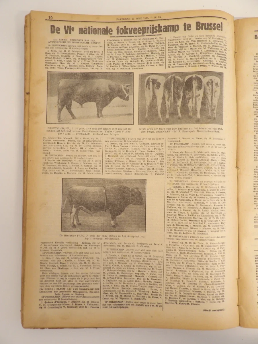 De Boer, Weekblad van den Belgische Boerenbond (1935)