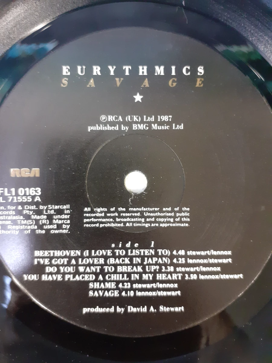 Vinyl: Eurythmics - Savage - foto 5