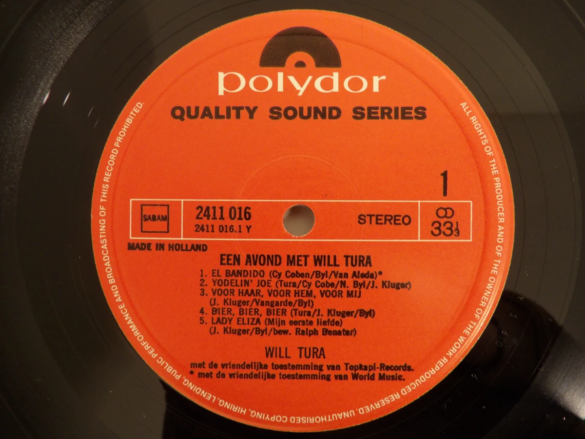 Lot Will Tura LP's