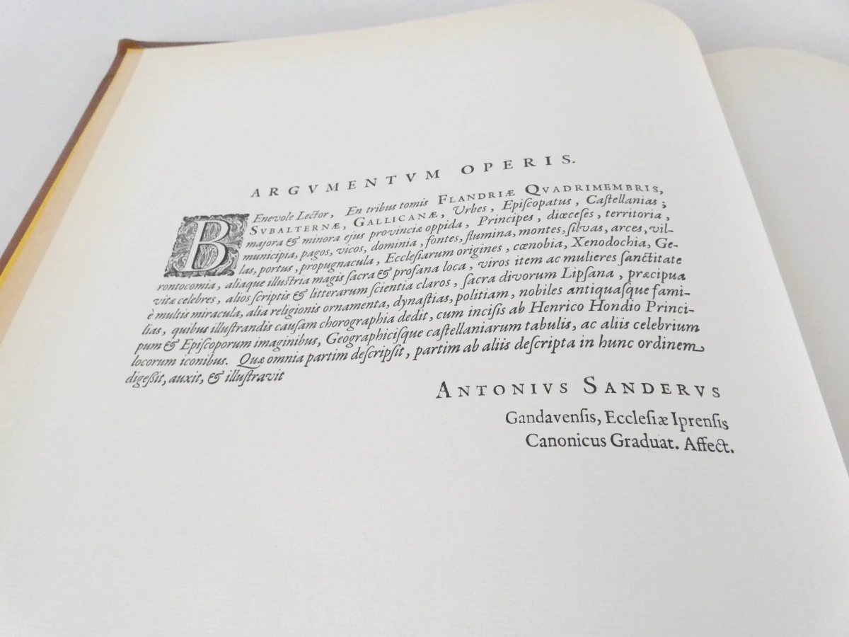 Tweedelige luxe facsimile-uitgave van Flandria Illustrata