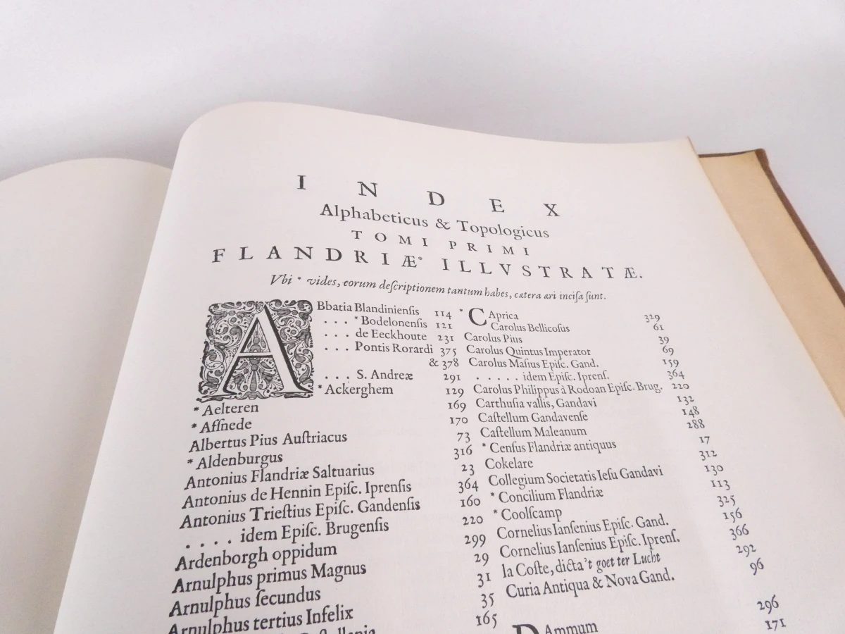 Tweedelige luxe facsimile-uitgave van Flandria Illustrata