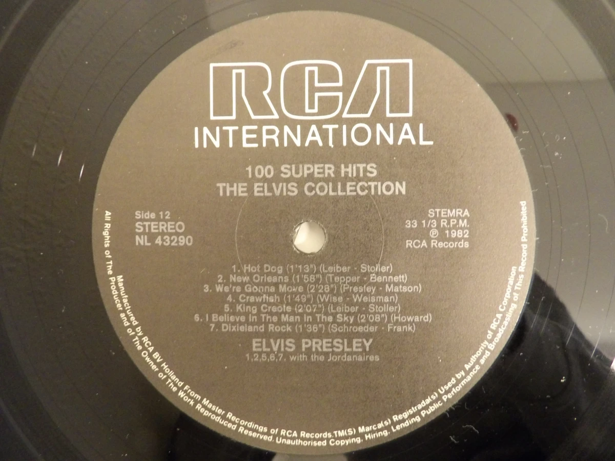 LP-box "100 superhits - The Elvis Collection"