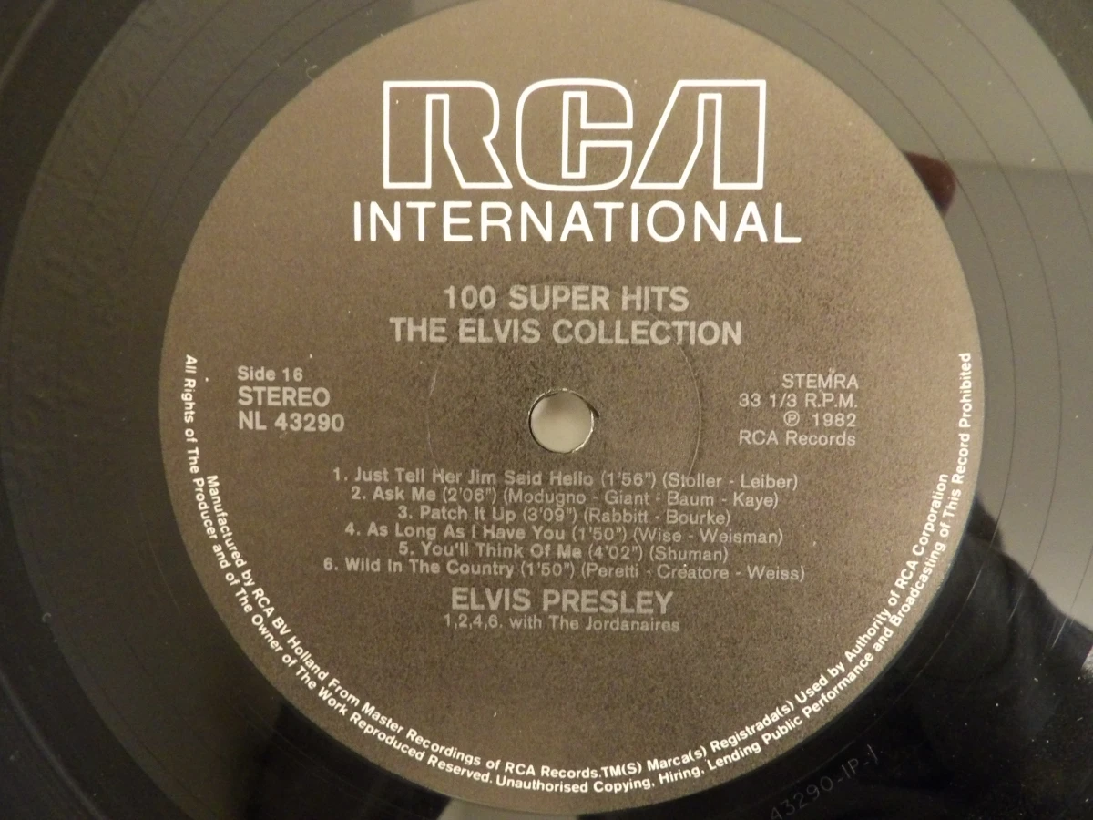 LP-box "100 superhits - The Elvis Collection"