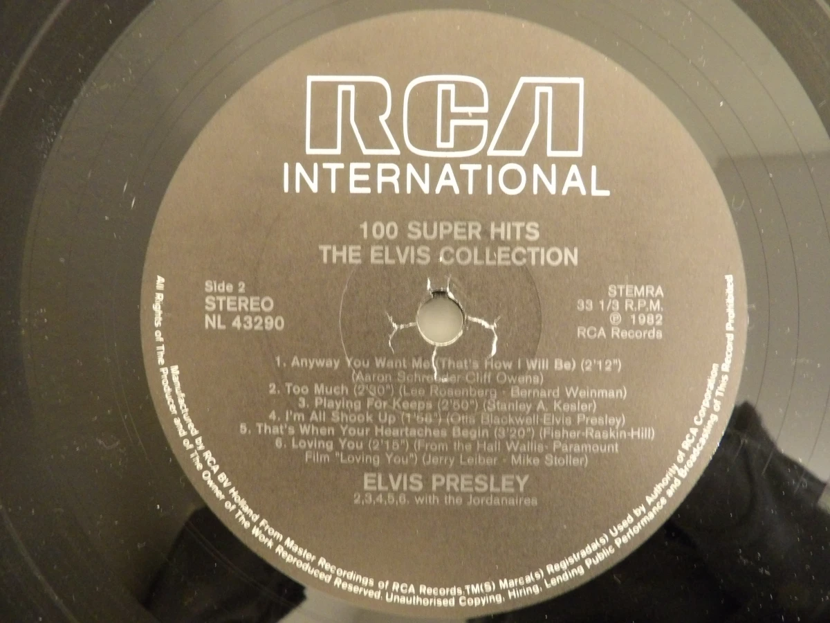 LP-box "100 superhits - The Elvis Collection"