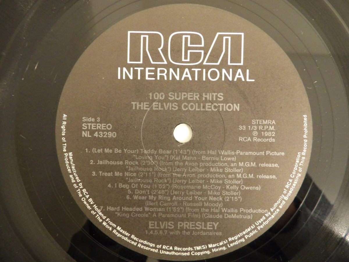 LP-box "100 superhits - The Elvis Collection"
