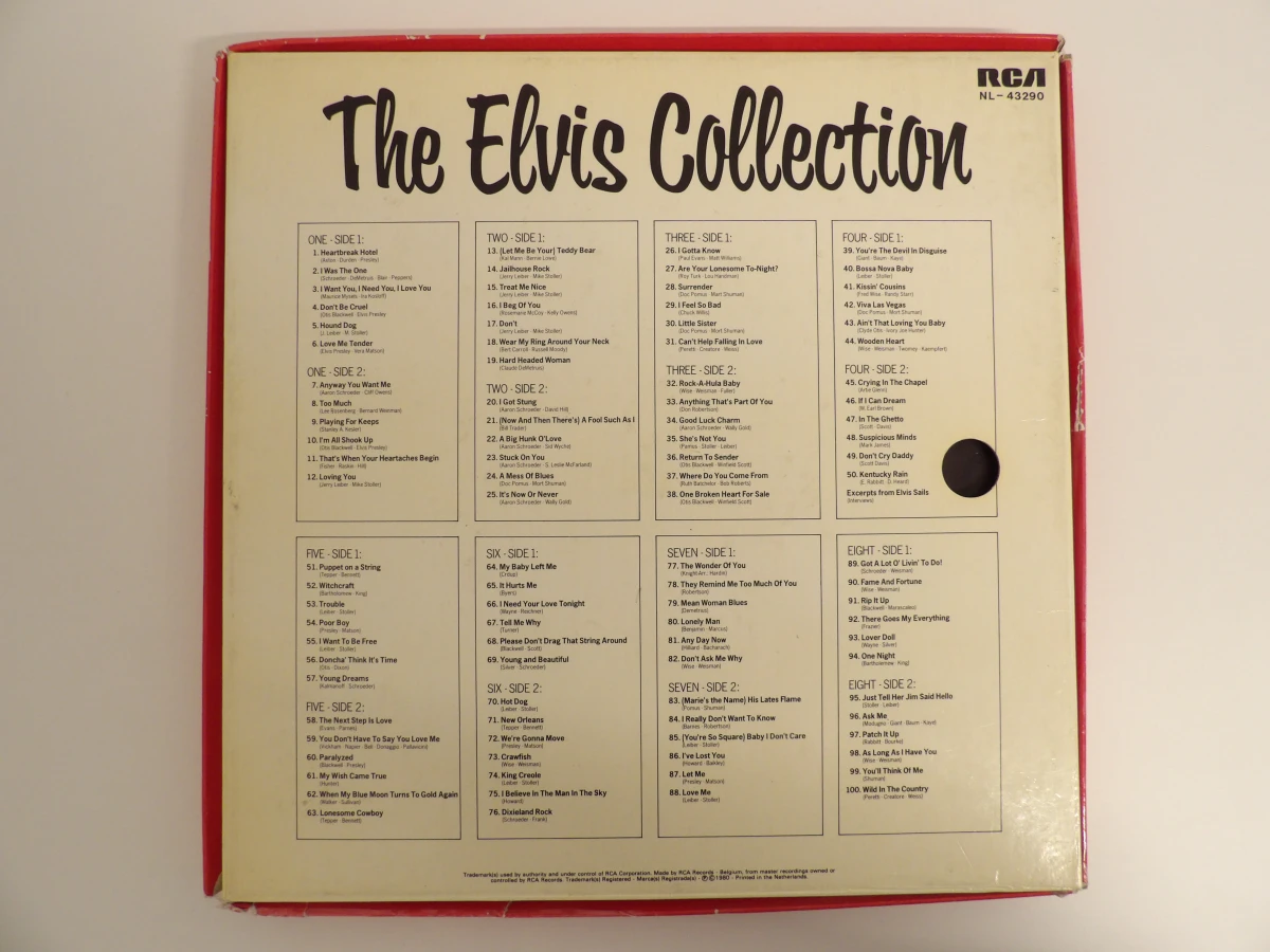 LP-box "100 superhits - The Elvis Collection"