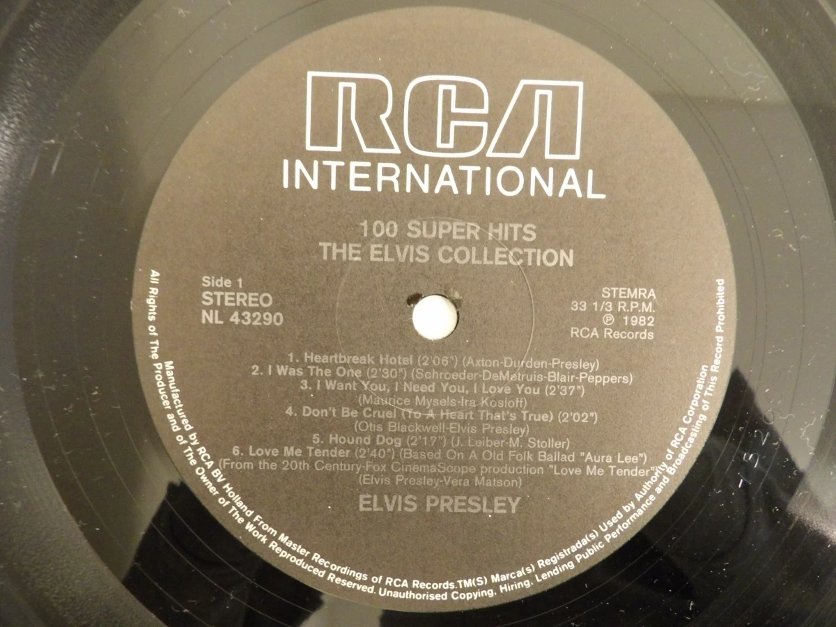 LP-box "100 superhits - The Elvis Collection"