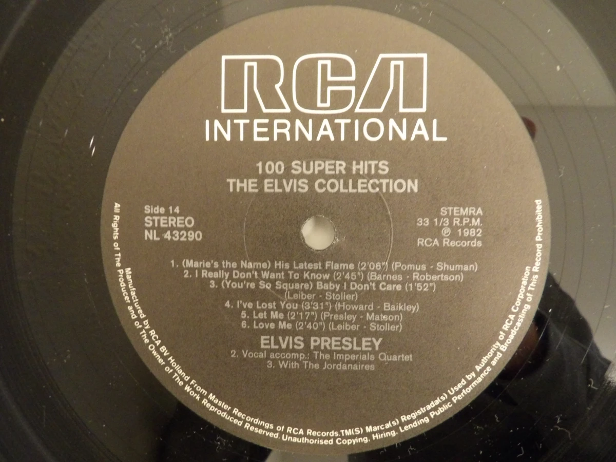 LP-box "100 superhits - The Elvis Collection"