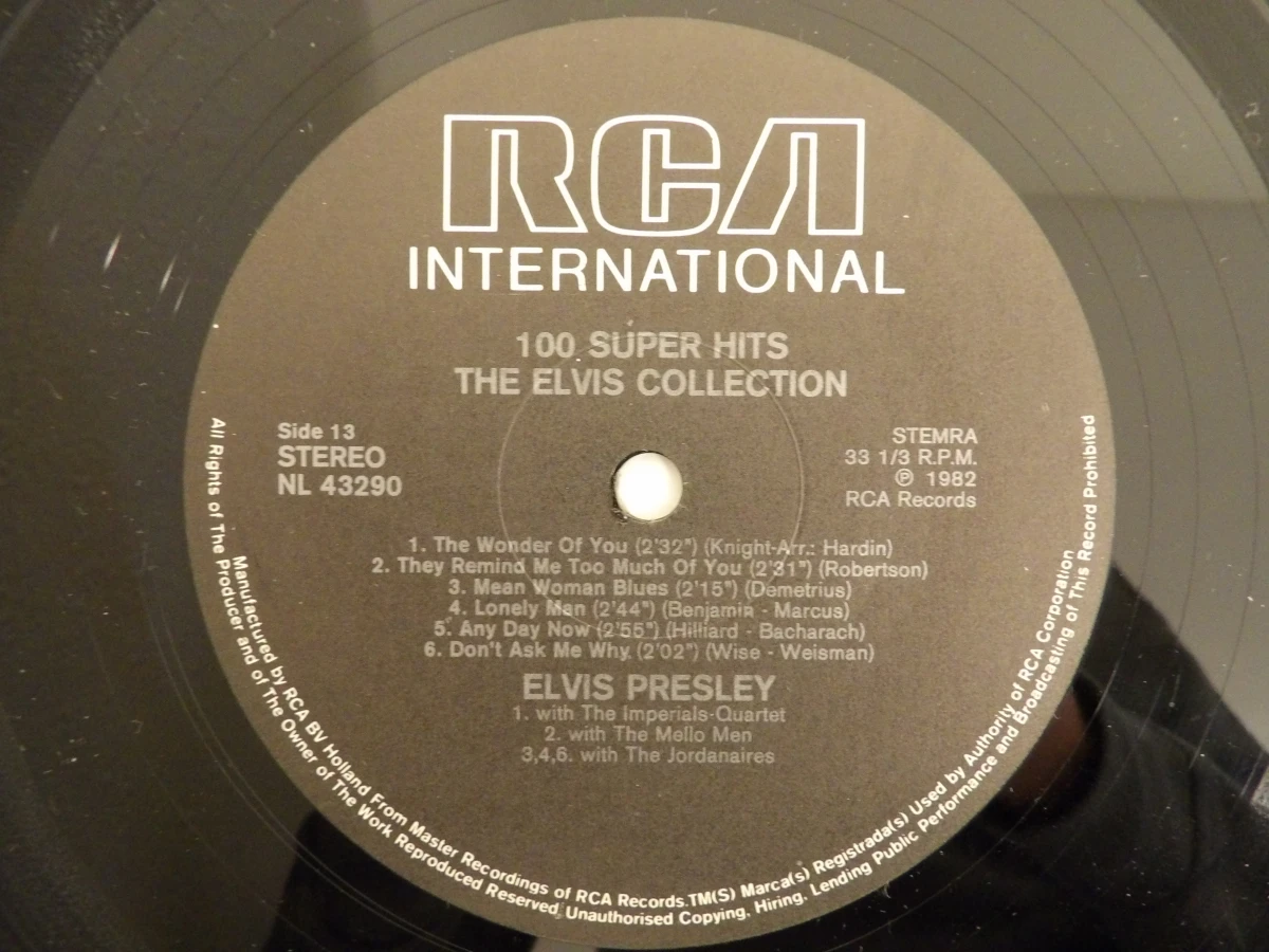 LP-box "100 superhits - The Elvis Collection"
