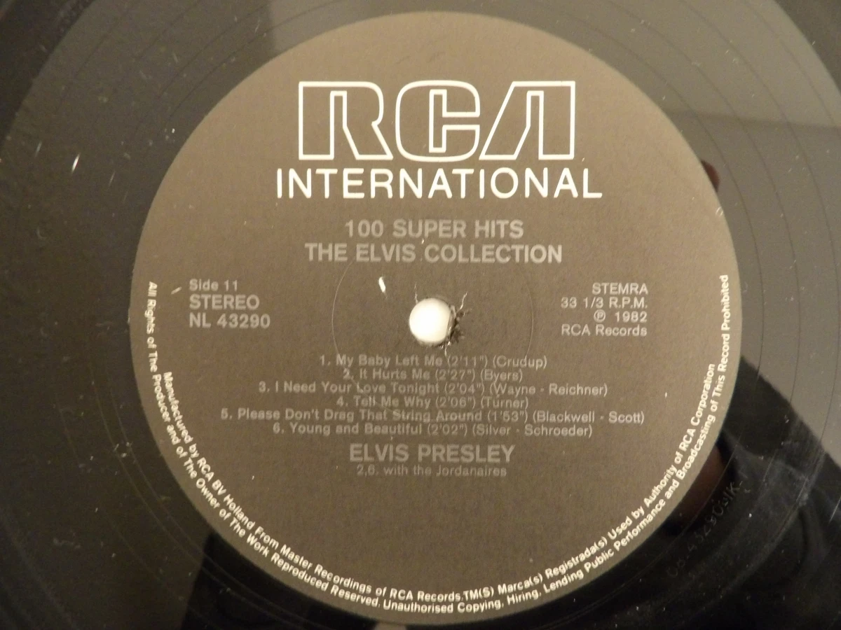 LP-box "100 superhits - The Elvis Collection"